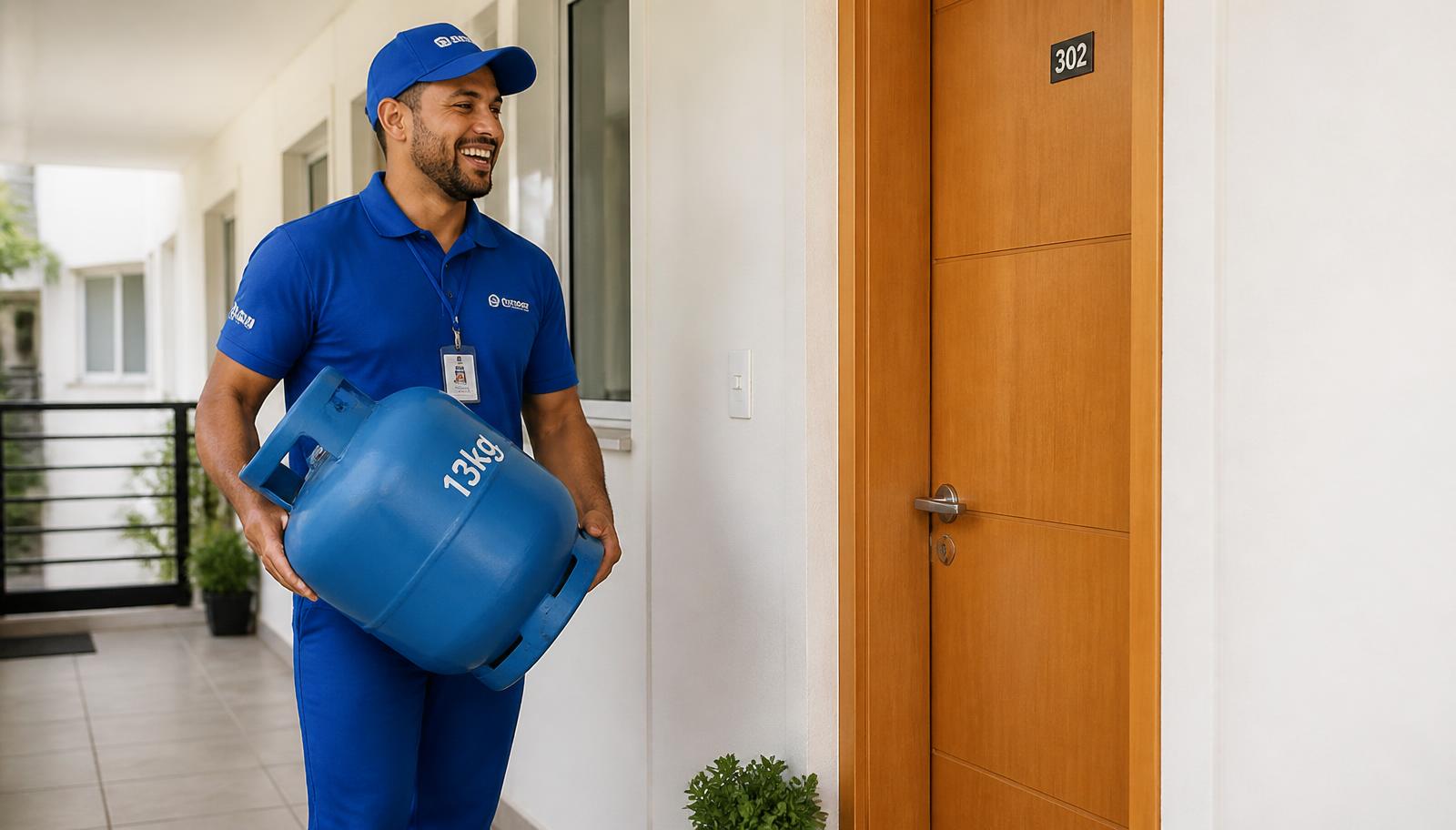 Botijão de gás na sua porta hoje